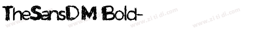 TheSansDM Bold字体转换